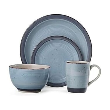 Pfaltzgraff Sadie 16Piece Dinnerware Set Blue