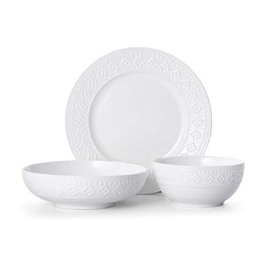 Pfaltzgraff Haisley 12Piece Dinnerware Set White