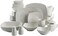 Gibson Home Zen Buffetware 39 Piece Dinnerware Set White