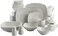 Gibson Home Zen Buffetware 39 Piece Dinnerware Set White
