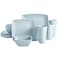 Gibson Home Soho Grayson Square Melamine Dinnerware Set Service for Four 16pc Mint