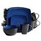 Gibson Elite Soho Lounge Square Reactive Glaze Stoneware Dinnerware Set Service for 4 16pc Sapphire