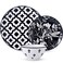 Wisenvoy Dinnerware Set Ceramic Plates and Bowls for 4 Stoneware Dish Set
