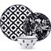 Wisenvoy Dinnerware Set Ceramic Plates and Bowls for 4 Stoneware Dish Set