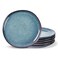 AmorArc Ceramic Dinner Plates Set of 6 105 Inch Handmade Reactive Glaze Stoneware Plates Rustic Shape Dinnerware Dish Set for Kitchen Microwave Dishwasher Safe Scratch Resistant