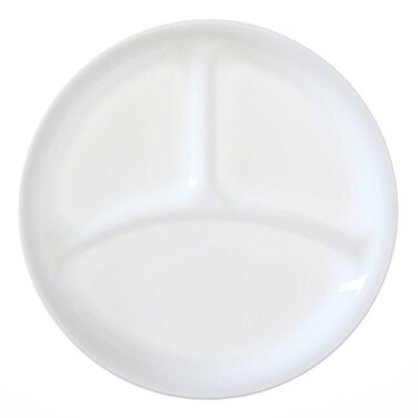 Corelle Livingware 812Inch Divided Dish Winter Frost White