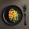 AmorArc Stoneware Dinner Plates Set of 6 105 Inch Reactive Matte Glaze Ceramic Plates Set Modern Dinnerware Dish set for KitchenMicrowave Dishwasher Safe Scratch Resistant Matte Black