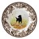 Spode Woodland Hunting Dogs Black Labrador Dinner Plate