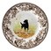 Spode Woodland Hunting Dogs Black Labrador Dinner Plate