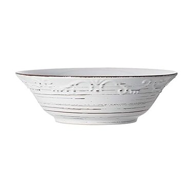Copco Pfaltzgraff Trellis Serve Bowl 9 White