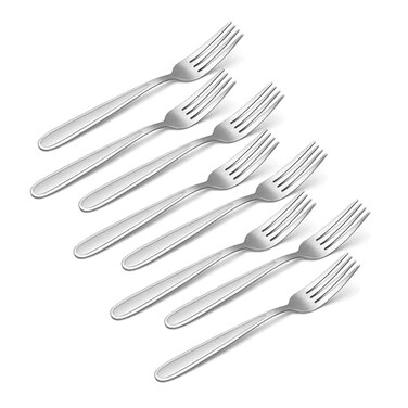 Oneida Fork Set 8pc Jordan Pattern Stainless Steel