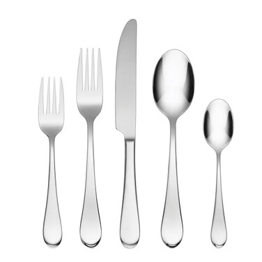 Oneida Icarus 45Piece Flatware Set Service for 8 Silver