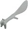 JDYYICZ Plastic Squirrel Shaped Non Stick Rice Paddle Spoon Gray