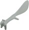 JDYYICZ Plastic Squirrel Shaped Non Stick Rice Paddle Spoon Gray