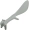 JDYYICZ Plastic Squirrel Shaped Non Stick Rice Paddle Spoon Gray