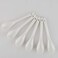 forkmannie Porcelain Egg Spoons for SoftBoiled Eggs Coffee Tea Desserts Ceramic Spoon Set of 6 Egg Spoons 6