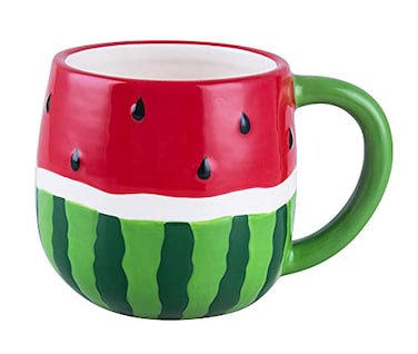 123Arts Coffee MugWatermelon Ceramic Coffe Mug Teacup Milk Cup Oatmeal Cup