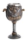 Pacific Giftware Viking Warrior Ship Ceremonial Chalice Cup 8oz Wine Goblet