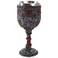 Pacific Giftware Double Dragon Wing Skull Goblet Wine Cup 7 inch