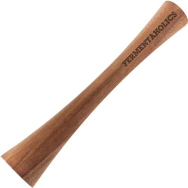 Fermentaholics Fermentation Tamper Tool Make Sauerkraut At Home Perfect Tool For Fermented Cabbage Any Fermented Vegetables DIY Fermented Sauerkraut Acacia