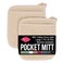 Ritz RITZ Terry Pocket Mitt Hot Pad Unparalleled Heat Resistant Durable 100 Cotton Ergonomically Designed for Optimal Grip EasyCare Machine Washable 2Pack Latte
