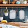 KitchenAid Albany Pot Holder 2Pack Set Matte Grey 7x10