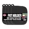 Ritz RITZ Terry Potholder Hot Pad Unparalleled Heat Resistant Durable 100 Cotton Ergonomically Designed for Optimal Grip EasyCare Machine Washable 4Pack Black