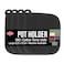 Ritz RITZ Terry Potholder Hot Pad Unparalleled Heat Resistant Durable 100 Cotton Ergonomically Designed for Optimal Grip EasyCare Machine Washable 4Pack Black