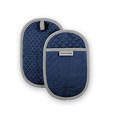 KitchenAid Asteroid Pot Holder 2Pack Set Blue Willow 65x10