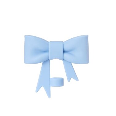 AXMCCH 10mm Bow Shape Straw Topper for Stanley Cup Blue