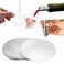 Groupcow 100pcs Silver Wine Pourer Drop Stopping Pour Disk Spout