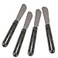 Creative Home Set of 4 Marble Handle Cheese Spreaders for Soft Cheese
