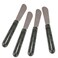 Creative Home Set of 4 Marble Handle Cheese Spreaders for Soft Cheese