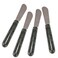 Creative Home Set of 4 Marble Handle Cheese Spreaders for Soft Cheese