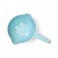 Tupperware Small 1 Quart Colander Strainer with Handle in Light Blue