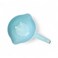Tupperware Small 1 Quart Colander Strainer with Handle in Light Blue
