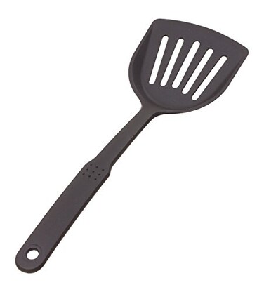 CRESTWARE Crestware Nylon Slotted Scoop Turner 12 Silver