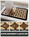 AMOAMI Coffee Mat Hide Stain Rubber Backed Absorbent Dish Drying Mat for Kitchen Counter Fits Under Coffee Maker or Machine PEANUT 12X19