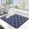 WISELIFE Dish Drying Mat Super Absorbent Drying Mat Large Dish Drying Mats for Kitchen Counter Easy Clean Dish Mat Kitchen Drying Mat15x 18 Stylish Blue