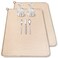 Xanllaxa 2 Pack XXL Large Microfiber Dish Drying Mat2417 inch Absorbent Dish Drainer Kitchen CounterDish Drying Pad for CountertopsSinksDraining RacksBeige