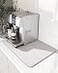 AMOAMI Coffee Mat Hide Stain Rubber Backed Absorbent Dish Drying Mat for Kitchen Counter Fits Under Coffee Maker Machine Dish Rack
