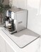 AMOAMI Coffee Mat Hide Stain Rubber Backed Absorbent Dish Drying Mat for Kitchen Counter Fits Under Coffee Maker Machine Dish Rack