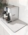 AMOAMI Coffee Mat Hide Stain Rubber Backed Absorbent Dish Drying Mat for Kitchen Counter Fits Under Coffee Maker Machine Dish Rack
