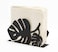 Mango Steam Tabletop NapkinTissue Letter Holder for Home Kitchen Restaurants Leaf Black