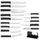 RADA Rada Cutlery Ultimate 15Piece Gift Set with Quick Edge Sharpener Stainless Steel Blades Black Handle
