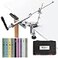 MOVIRON RUIXIN PRO RX009 Professional Knife Sharpener with 9 Whetstones 360 Rotation Flip Design FixedAngle Aluminum Alloy Kitchen Chef Knife Sharpening Kit Abrasive Holding System Tools
