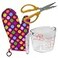Lefty's The LeftHanded Measuring Cup Kitchen Shears Oven Mitt Set
