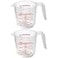 Norpro 2Cup Plastic Measuring Cup 2Pack