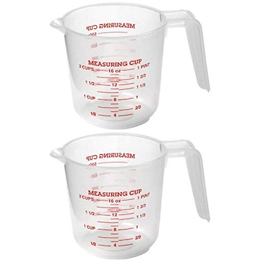 Norpro 2Cup Plastic Measuring Cup 2Pack