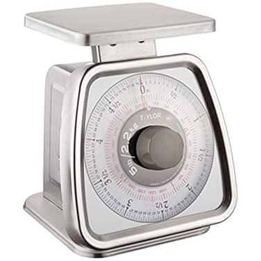 Taylor Stainless Steel Analog Portion Control Scale 5Pound Silver